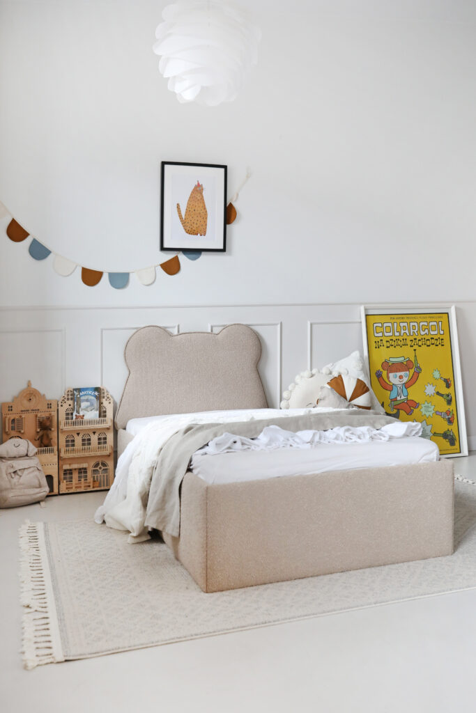 Łóżko MIŚ TEDDY BOX TEXTI