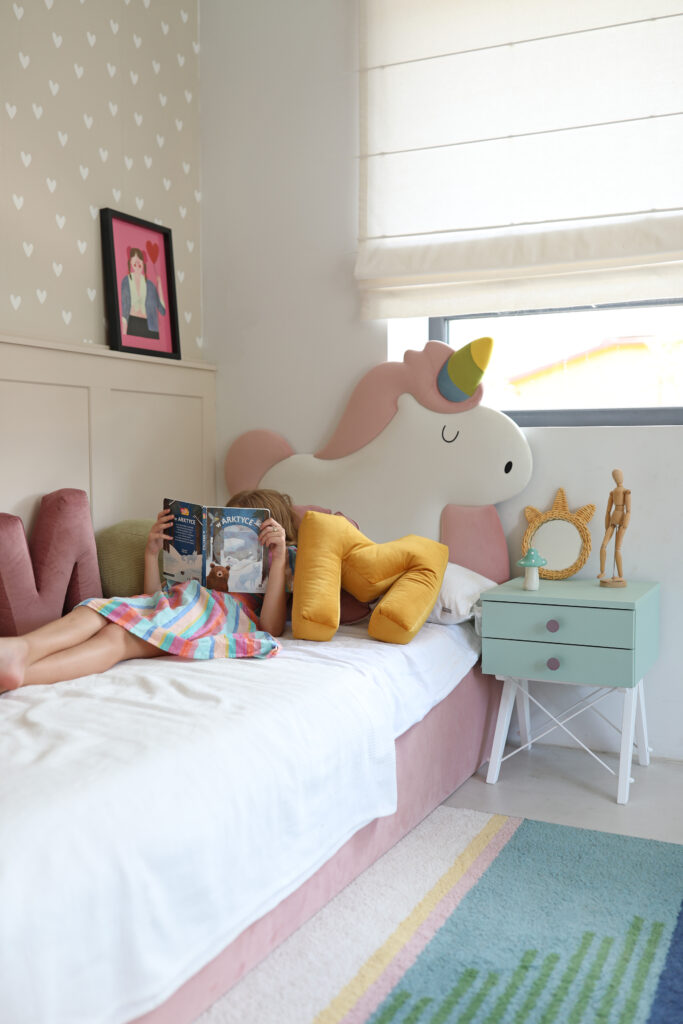 Łóżko z podwójnym spaniem DOUBLE BED jednorożec Unicorn