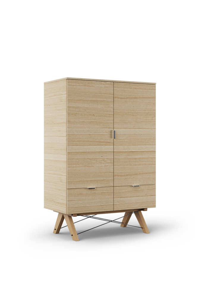 Drewniana szafa BASIC MIDI 2
