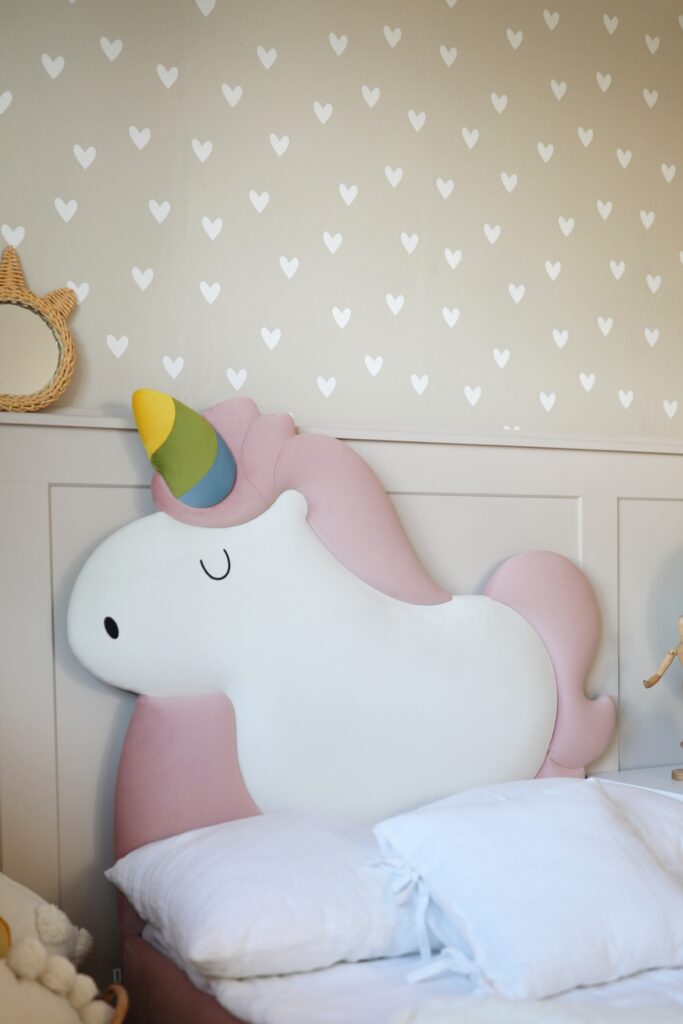 Łóżko z podwójnym spaniem DOUBLE BED jednorożec Unicorn