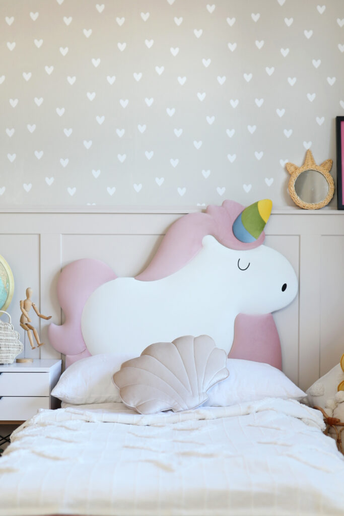 Tapicerowany zagłówek Jednorożec Unicorn