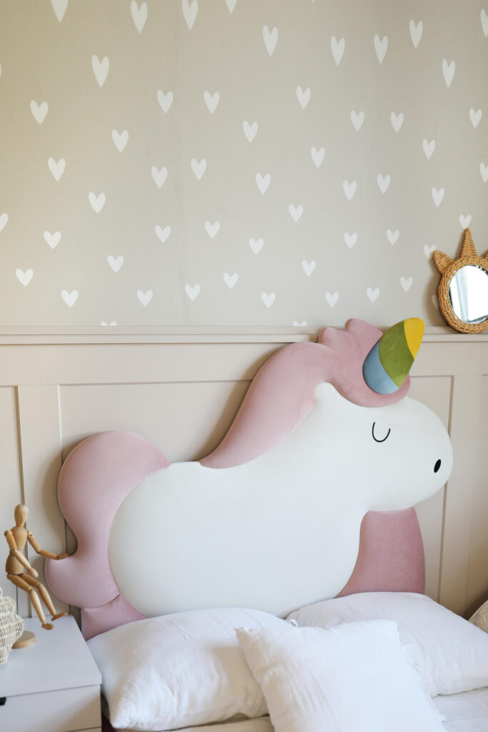 Tapicerowany zagłówek Jednorożec Unicorn