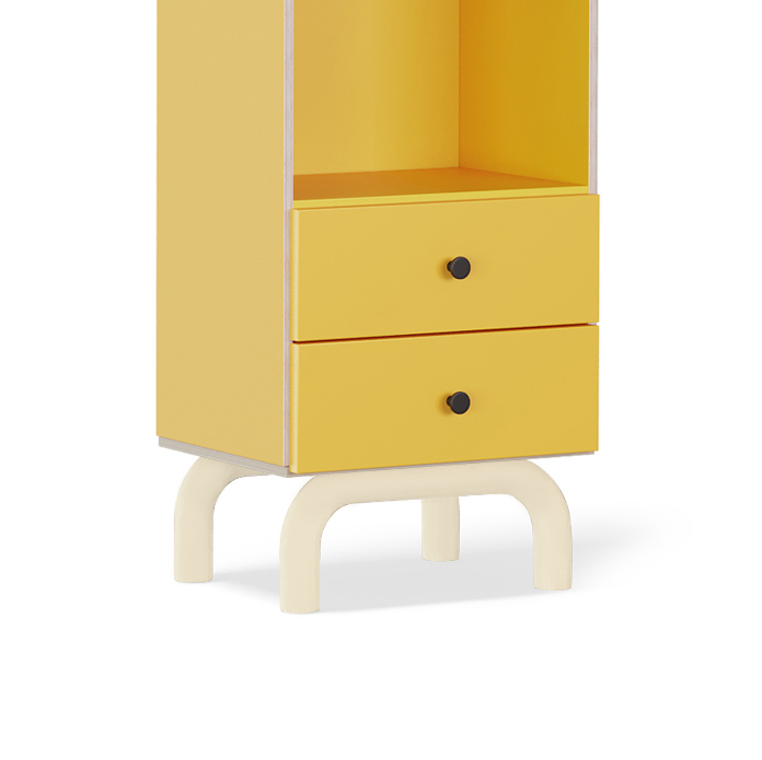 Masełkowe nogi Flow (stalowe, pasują do blatu “Butter Yellow”)