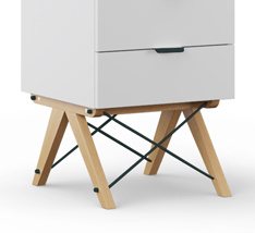 Kontener do biurka z 3 szufladami BASIC