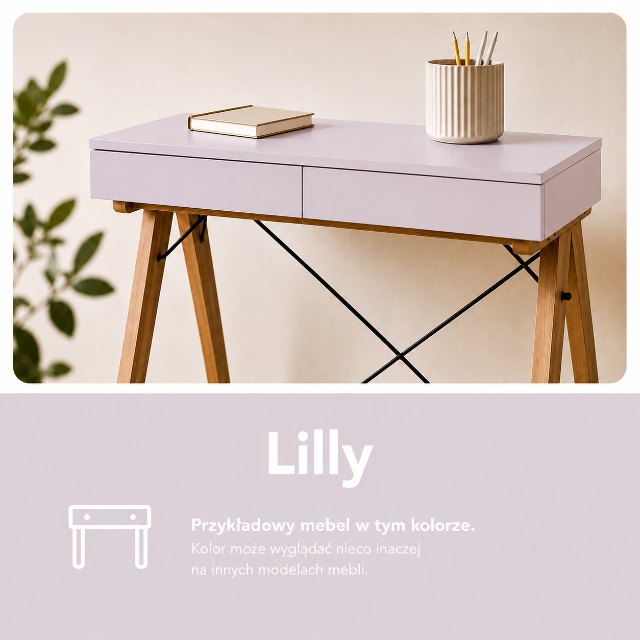 Lilly, czyli pastelowy fiolet