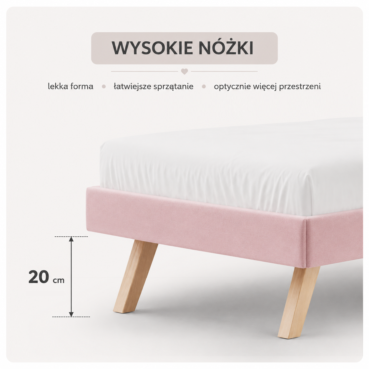 Wysokie 20cm, wymienne ma niskie