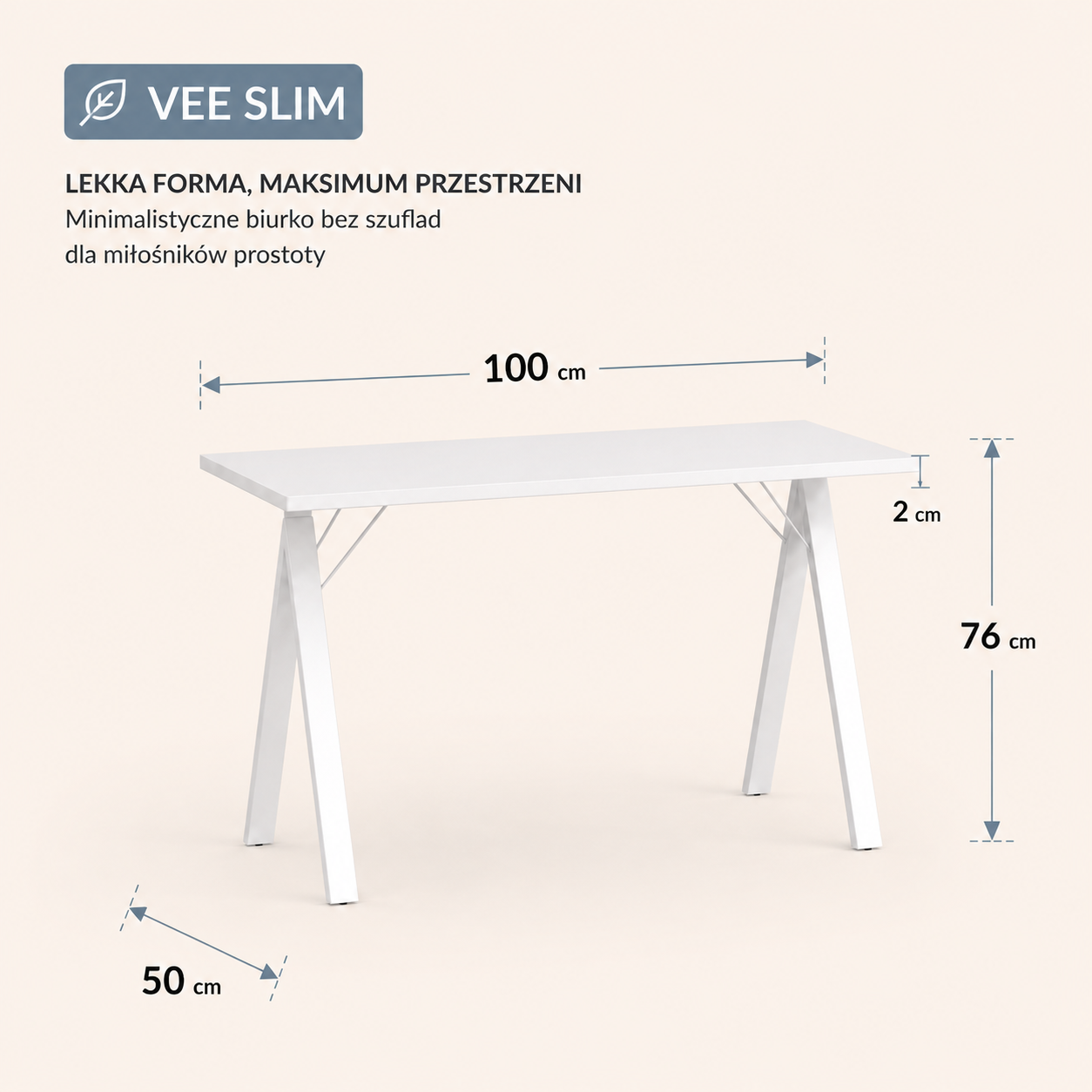 Biurko VEE SLIM