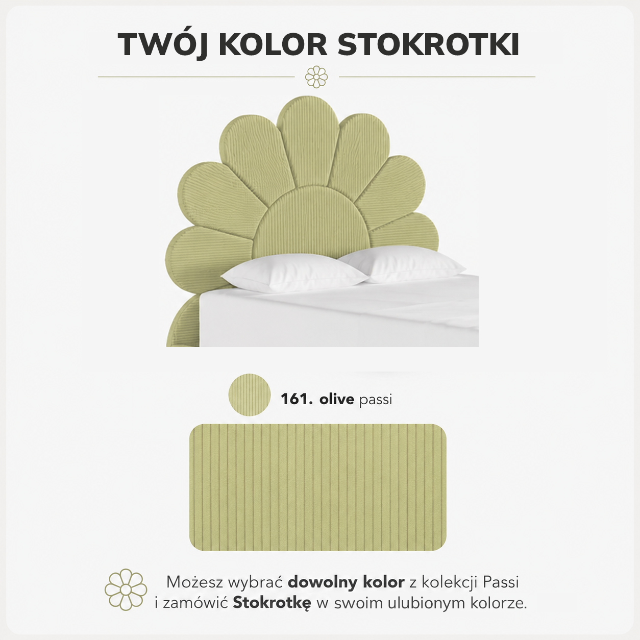 Twoja Stokrotka - wybrany odcień wpisz w komentarzu